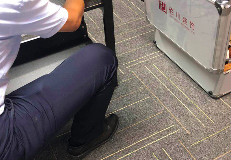 公司樣品展架安裝